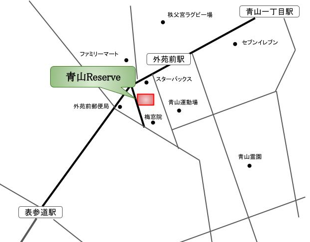 青山Reserve地図